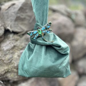 Bolso Coco Terciopelo Verde Inglés