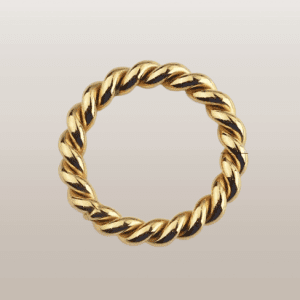 Anillo Torcido Dorado