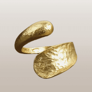 Anillo Cruzado Dorado