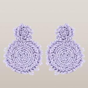 Aros Mostacilla Lila