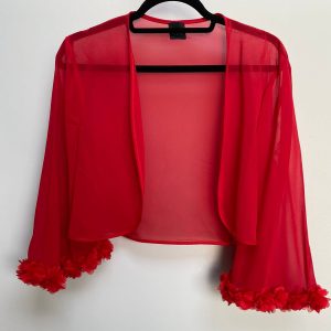 Bolero de Gasa  con Aplicación