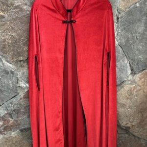 Capa de Terciopelo Rojo