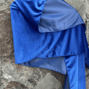 Tapado Lisa Reversible Azul Rey